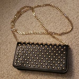 Forever 21 studded wallet bag
